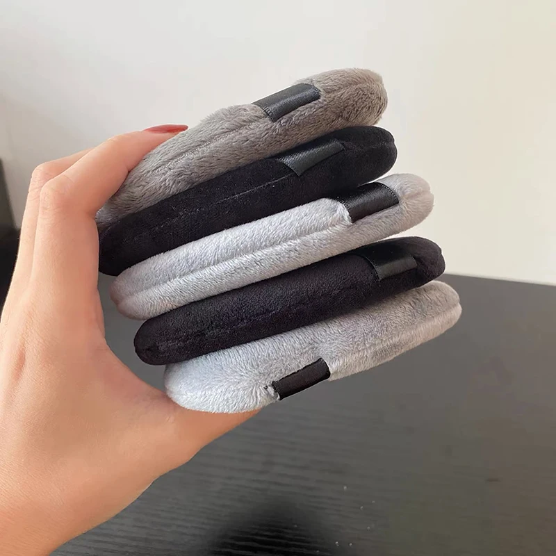 1Pc Cream Beauty Make Up Powder Tools Large Drop Shape Velvet Powder Cosmetic Puff Women Soft Makeup Sponge Foundation