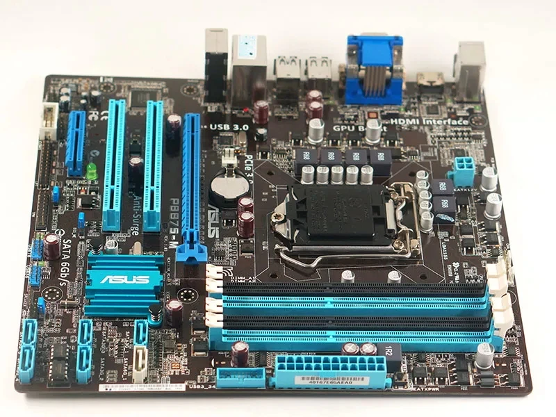 ASUS P8B75-M Motherboard LGA 1155 Intel B75 2×DDR3 16GB support Core i3-2130 G2020 3240 2320 3570 3770 G540 cpu Micro ATX