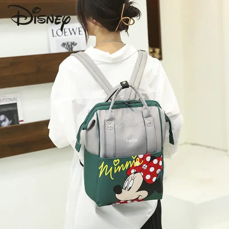 Disney Mickey\'s New Mommy Bag High Quality High Capacity Mother and Child Bag Cartoon Multi Functional Baby Item Storage Bag