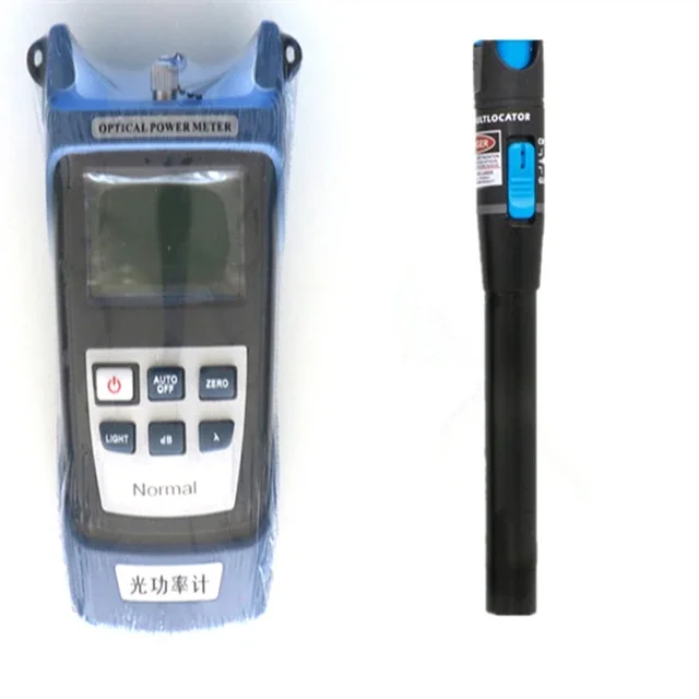 Ftth Fiber Optic tool Kit With Fiber Optic Stripping Tool and Optical Power Meter and Visual Fault Locator Kit