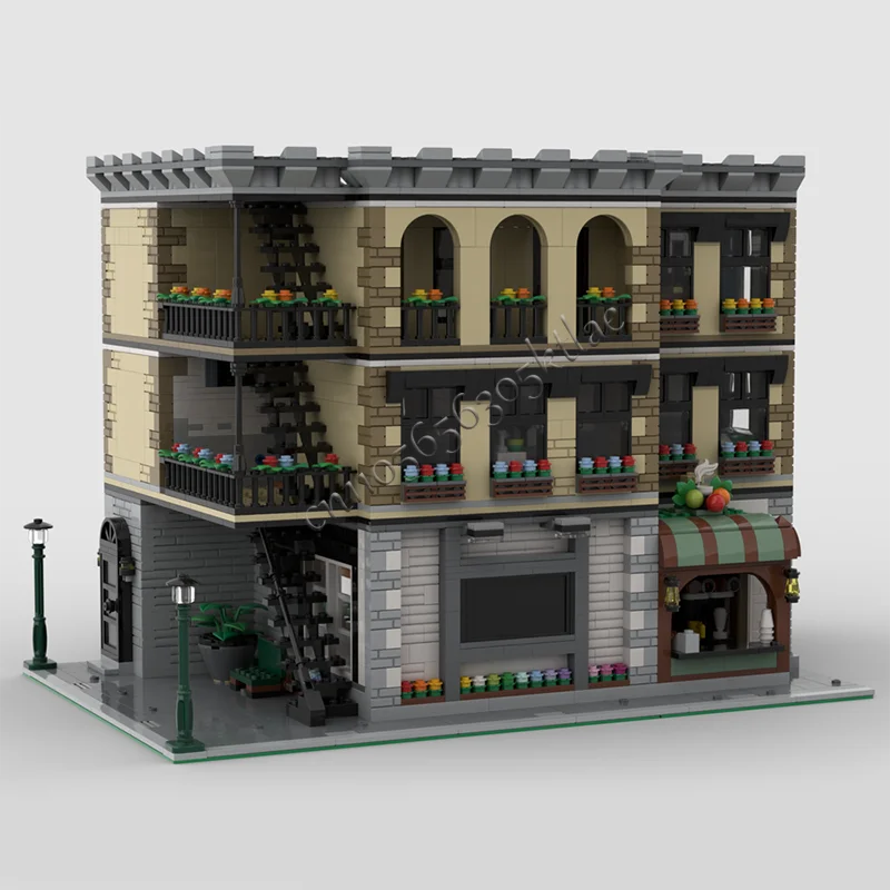 4154 Stück SitCom Suites Queer Eye Seinfeld und New Girl Baustein Architekturmodell Display Montage Geburtstag Geburtstagsgeschenk