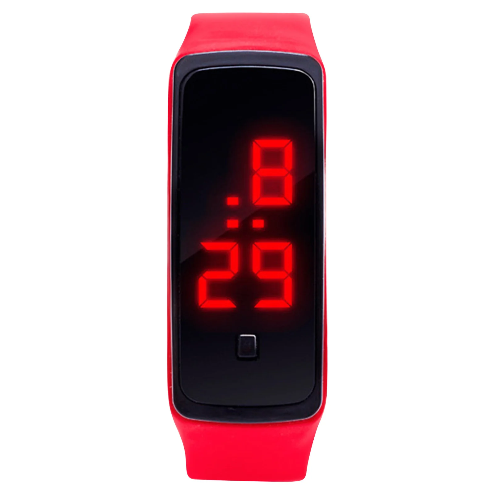 

Fashion Children Outdoor Wrist Watch LED Digital Unisex Student Red Adjustable Band Comfortable Wear Gift Graduation Birthday