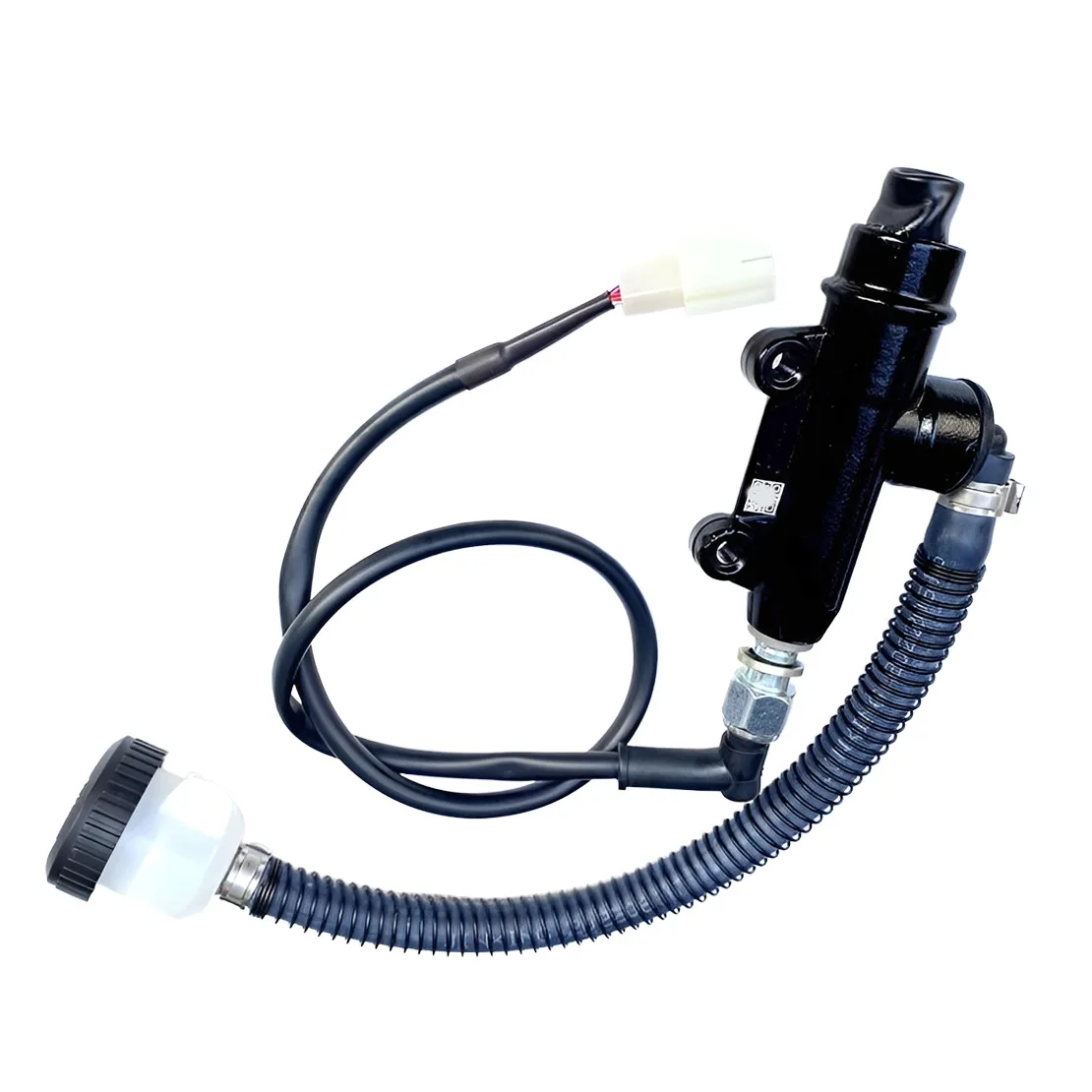 Motorcycle Rear Brake Pump Master Cylinder Black fit for KEEWAY K Light 125 202