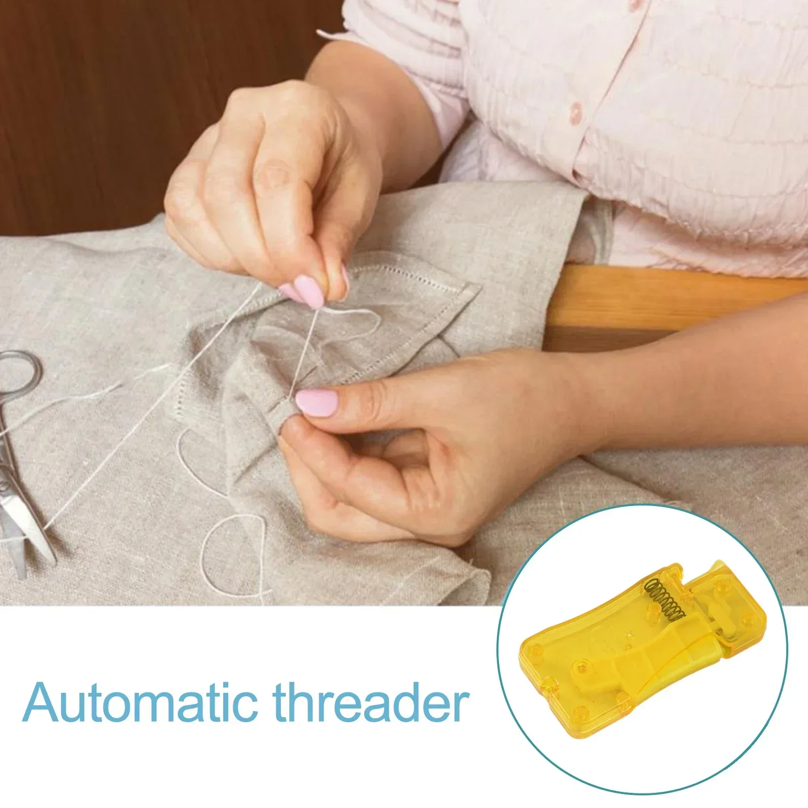 Sewing Threader Automatic Threading Tool Home Sewing Sewing Tasks Fashionable Design High-quality Plastic Improves Efficiency