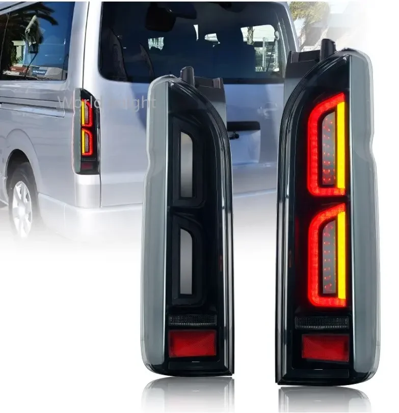 1 Pair Car Rear Tail Brake Light Signal Lamps For TOYOTA HIACE 2005 -2019