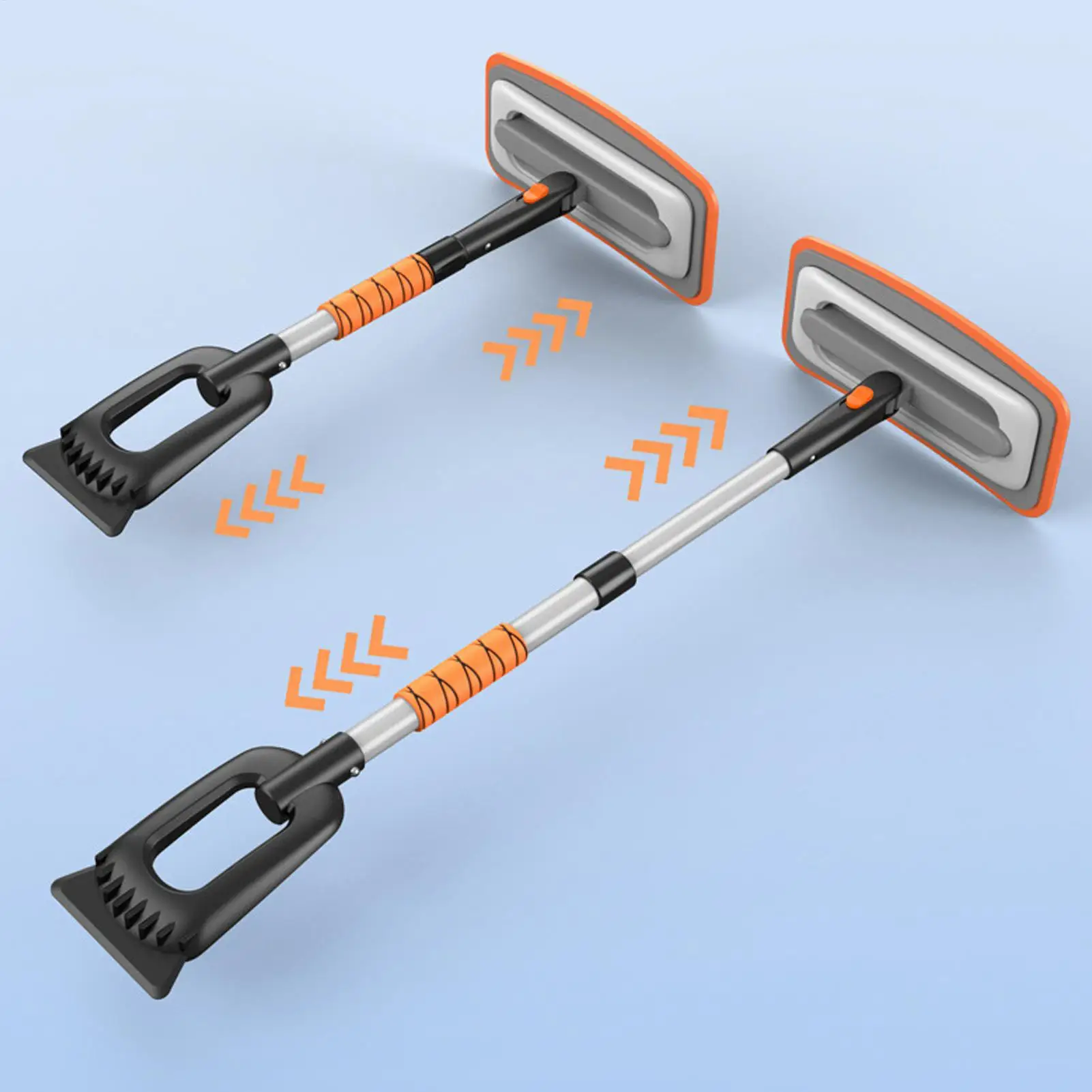 

Скребки для льда на лобовом стекле автомобиля, вращающиеся автомобильные скребки для снега из алюминиевого сплава, зимние автомобильные аксессуары для окон, грузовиков, внедорожников, крышей