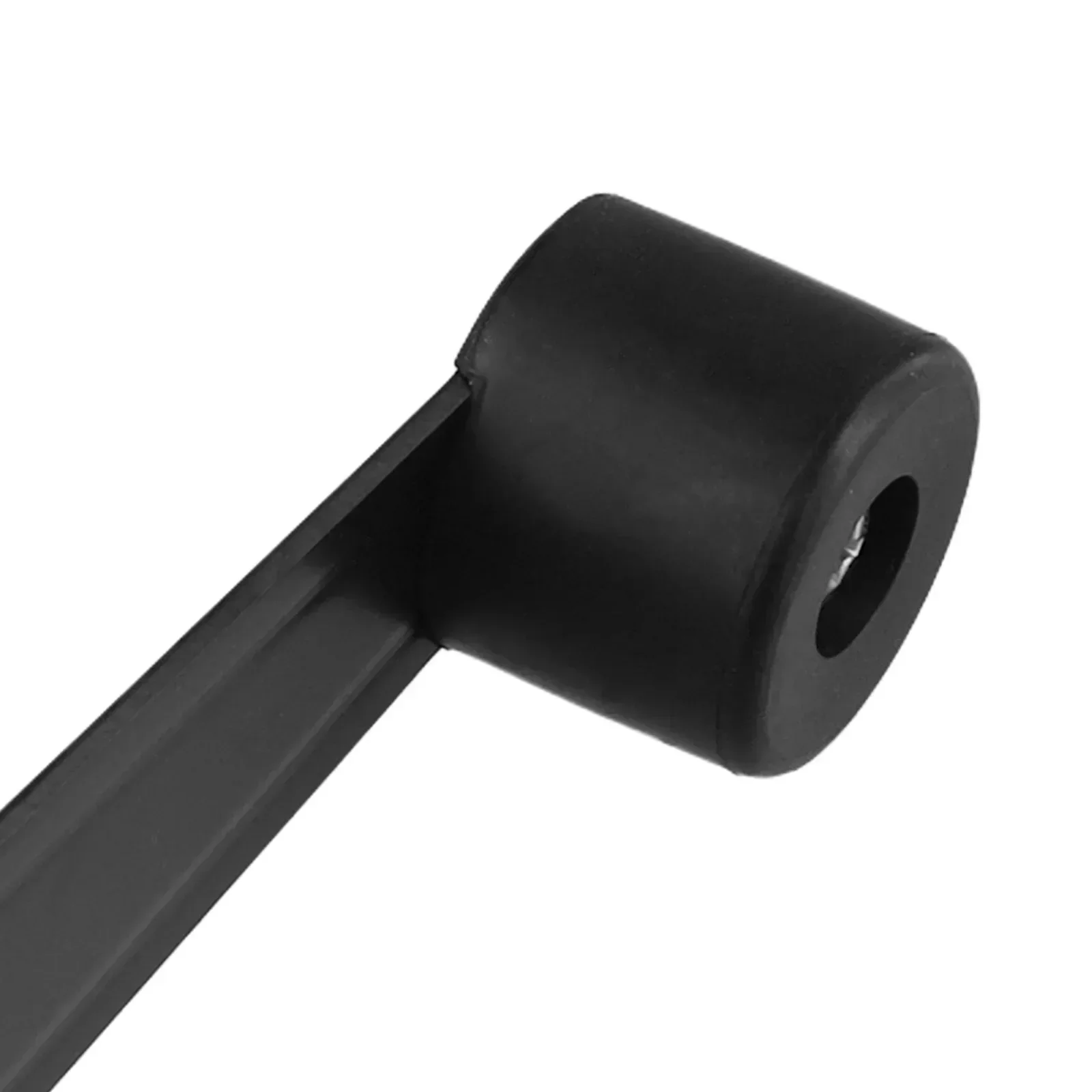 Black Stainless Steel Door Stopper Suitable For Wooden Doors Easy Installation Long-lasting Performance Protects Walls And Doors