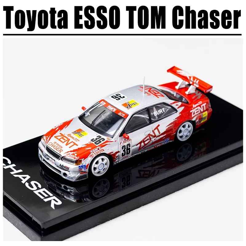 IG X Hobby JAPAN 1/64 Toyota ESSO TOM Chaser 98 JTCC hj Alloy Toy Motor Vehicle Diecast Metal Model Gifts