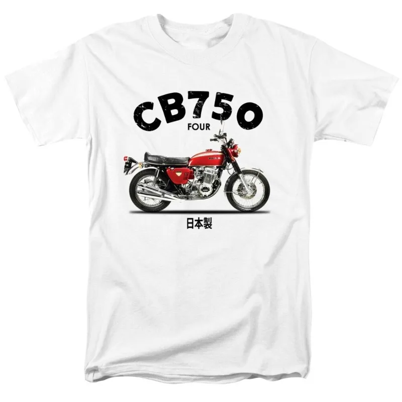 

Honda Men's and Women's T-shirt Summer Racing Motorcycle Riding Off-road Enthusiasts Short-sleeved CB750 1971 Retro Top