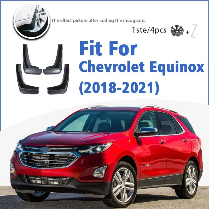 

Mudguard For Chevrolet Holden Equinox 2018-2021 3th Gen Front Rear Mudflaps Mudguards Accessories Styline Splash Guard Fender