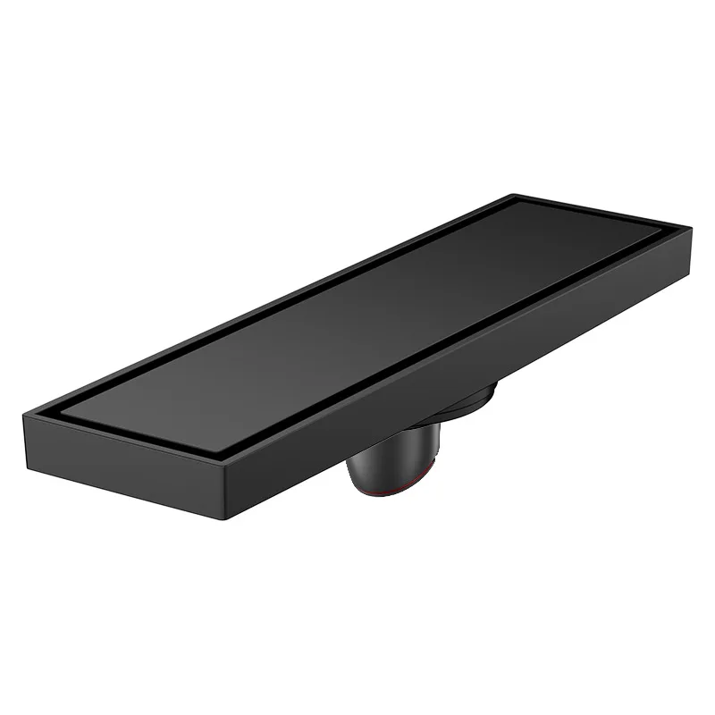 

All copper floor drain rectangular diving invisible deodorant boat floor drain bathroom long invisible floor drain extended floo