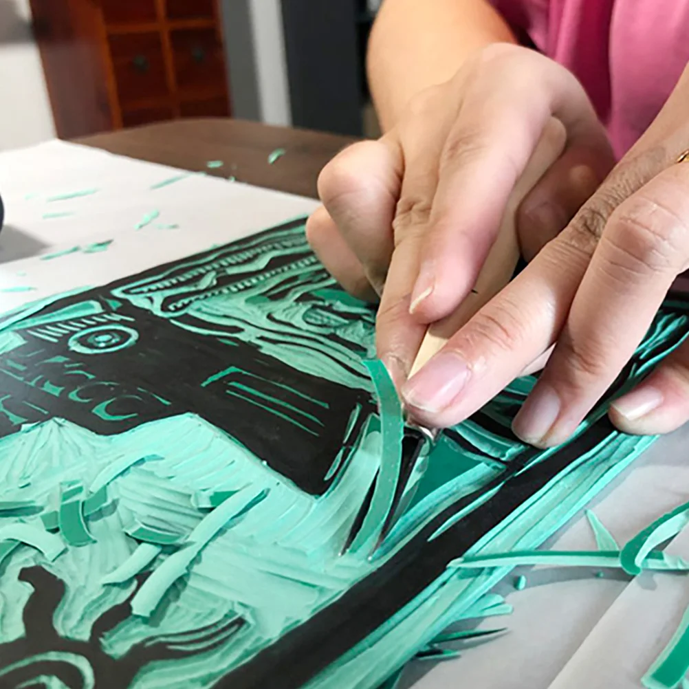 3 Pcs Scrapbooking Project Craft Mat Engraving Rubber Sheet Crafts for Kids Handcrafts Linoleum Table PVC Cutting Plate