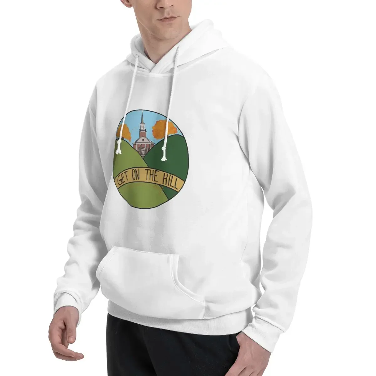 McDaniel College Get On The Hill Hoodies Men Women Casual Pullover Sweatshirts Fashion Long Sleeve Clothing Autumn Winter