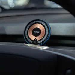 TITA Ta For Tesla 21 25 2024 Highland Phone Holder Magsafe Magnetic Wireless Interior Accessories