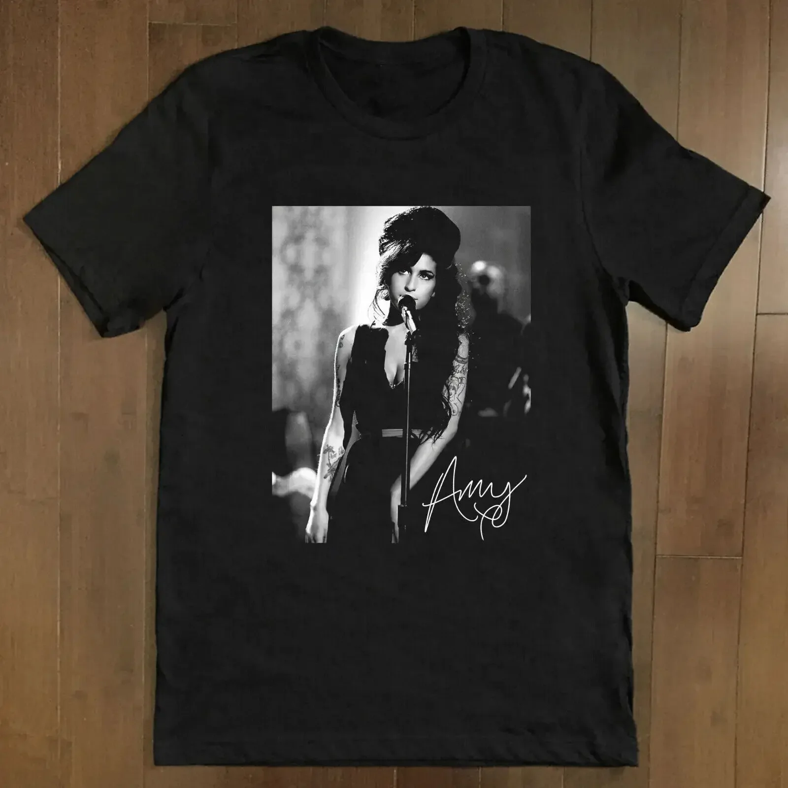 تي شيرت Amy Winehouse Signature الجديد مقاس S 5XL بأكمام طويلة أو قصيرة