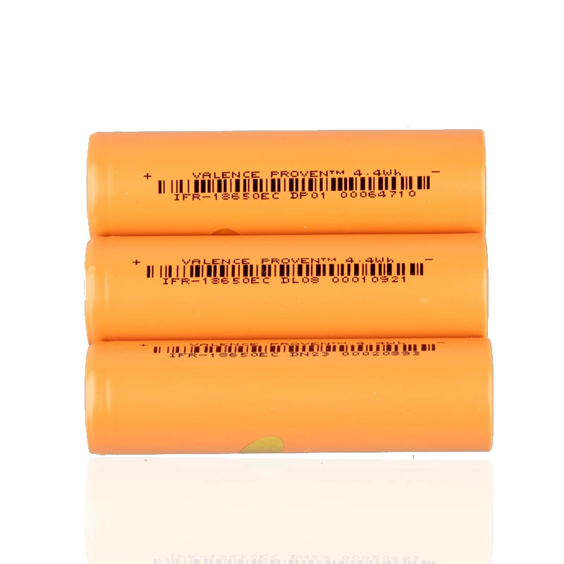 Valence 5C Discharge 3.2V LiFePO4 Battery 18650 Rechargeable LiFePO4 Cell 18650EC 1350mAh