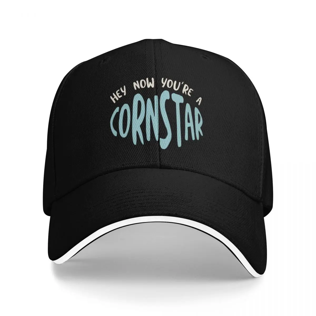 Cornhole Pun Hey Now You're a Cornstar Baseball Cap sun hat Golf Woman Hats Men's