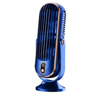 Large Battery Dual Motor Household Small Air Cooler, 5-speed Air Cooling Fan 720 ° Surround Air Blower, Portable USB Fan