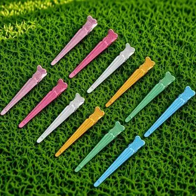 

50 Pcs Hairdressing Clamps Barber Supply Colorful Haircut Clips for Thick Normal Thin Fine Hair Styling Smooth Aluminum Salon