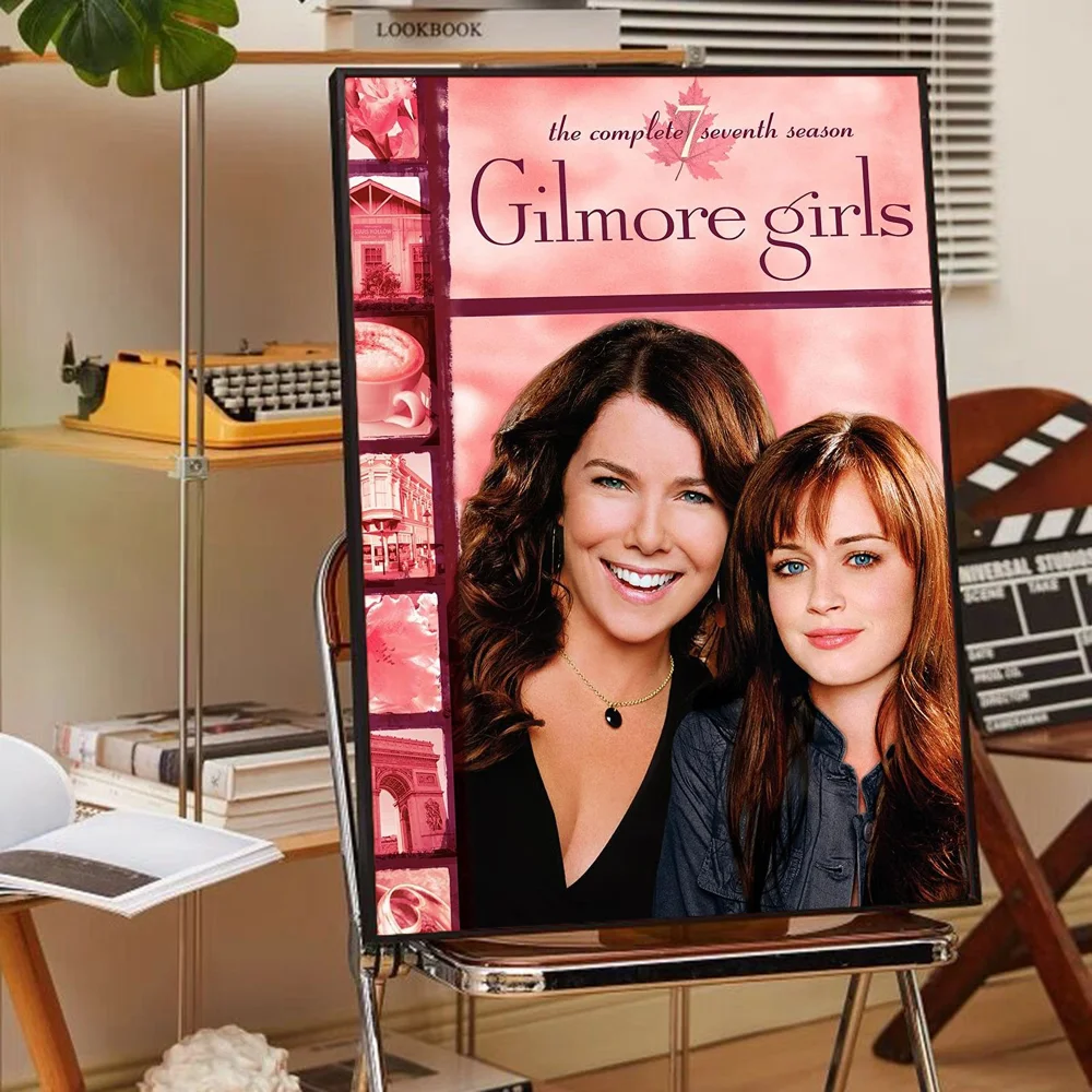 Gilmore Girls Self-adhesive Art Poster Retro Kraft Paper Sticker DIY Room Bar Cafe Stickers Wall Painting