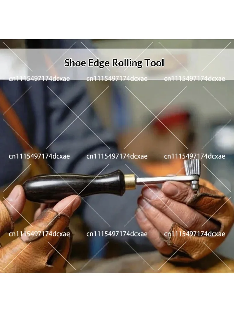 Leather Embossing Wheel 1.5-3.0MM, Manual Knurling Marker Roller, Shoe Edge Hot Pattern Stamping Tool for DIY Leather Craft