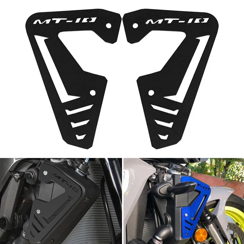 

For YAMAHA MT10 MT-10 MT 10 FZ-10 2015 2016 2017 2018 2019 2020 Motorcycle Accessories Radiator Side Protector Cover Plate Guard