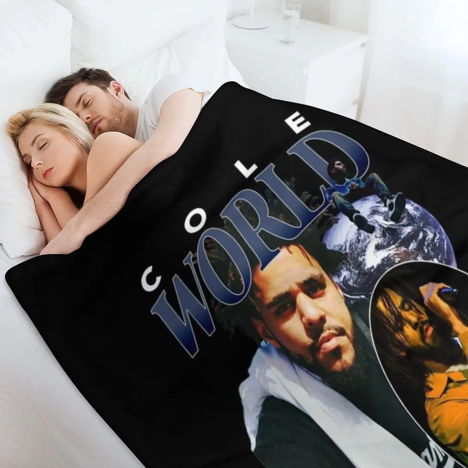 J-Cole-,-J-Cole-shirt,-J-Cole-Tour-shirt,-Cole-World-All-Size-S-2XL رمي بطانية بطانيات شعر وبطانيات صيفية مرجحة