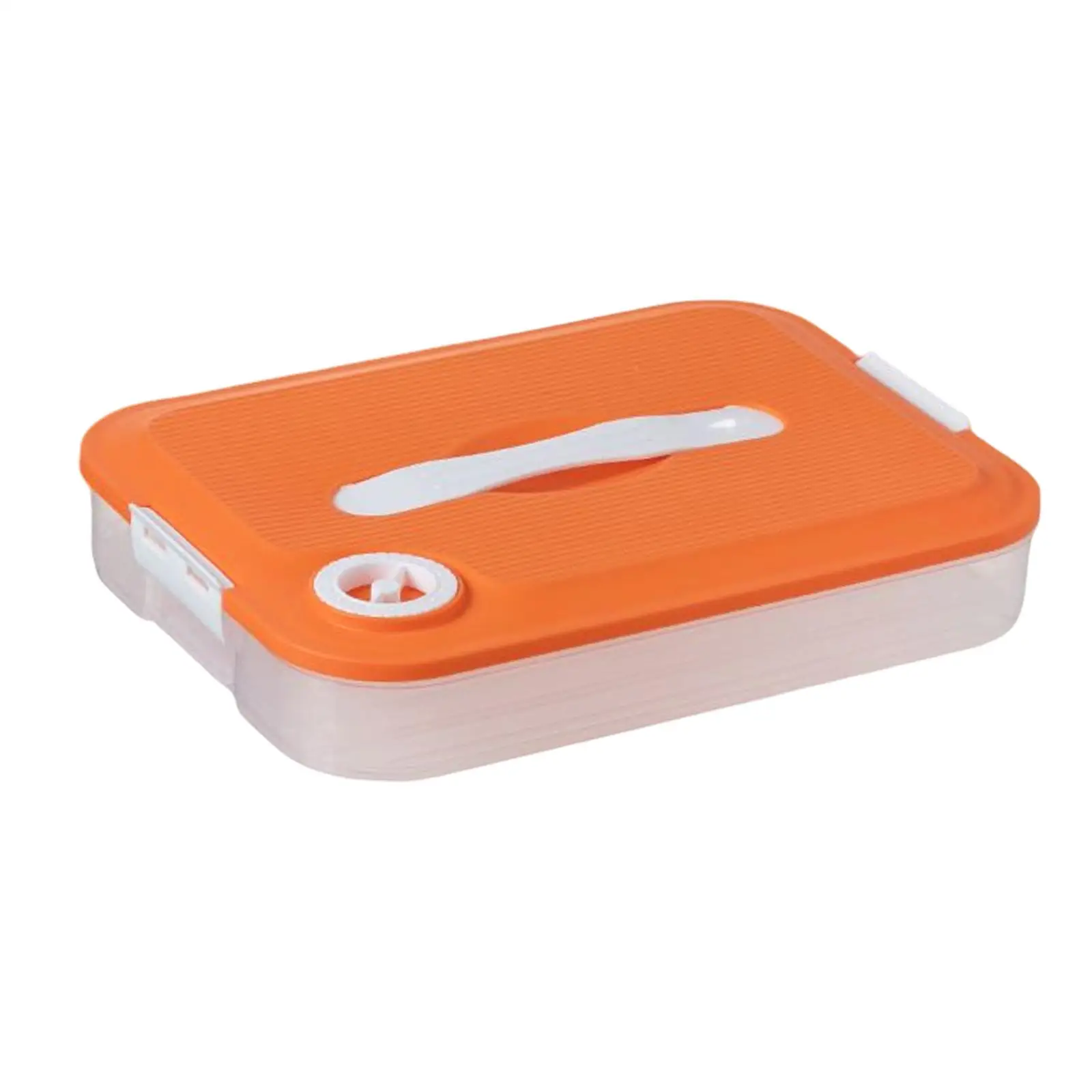 Dumpling Box Bins with Handle Dumpling Organizer Food Storage Containers for Fridge