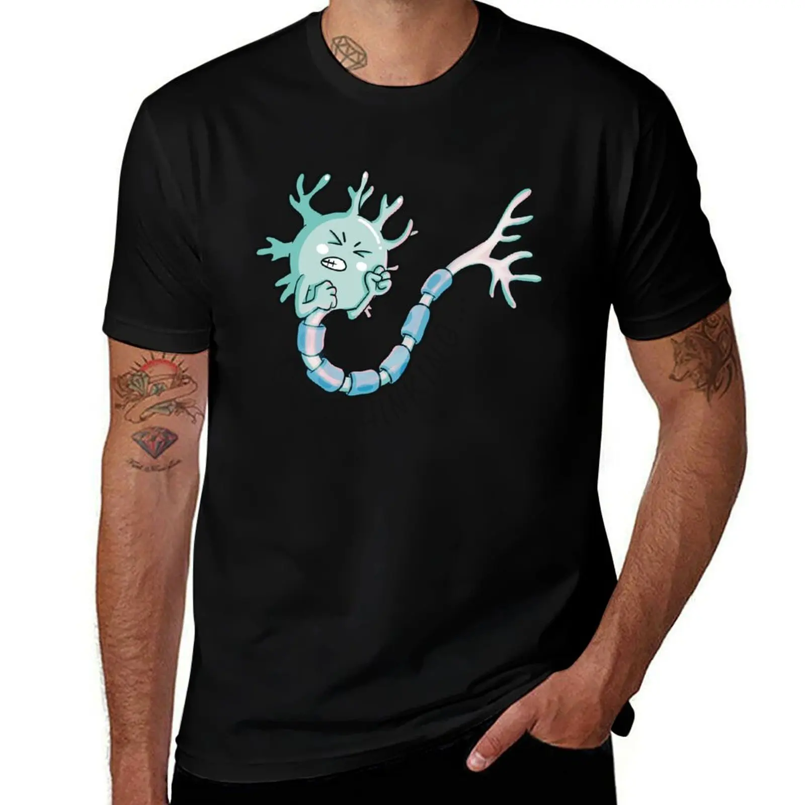 Overthinking Neuron T-Shirt Dry Fit Athletic Short Sleeve Shirt T-Shirt