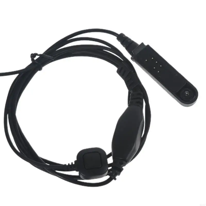Walkie Talkie Microfone garganta Micropiece fone ouvido UV-9R