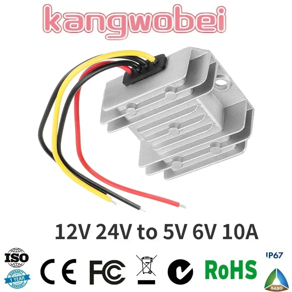 

12V 24V to 5V 6V 5A 10A 12 Volt to 5 Volt Buck Power Supply DC DC Converter Step Down Regulator Voltage Reducer for Cars Toys