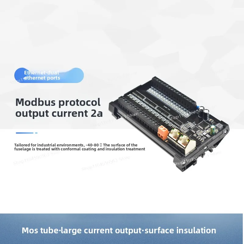 RS485 Bus Modbus-RTU Protocol PLC Remote Io Module Input and Output Optocoupler Isolation
