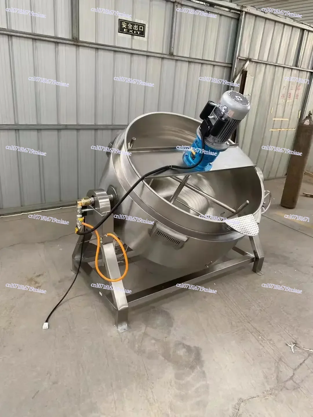 

Sauce Boiler Planetary Frying Machine Electric Thermal Conduction Oil Interlayer Pot Hot Pot Base