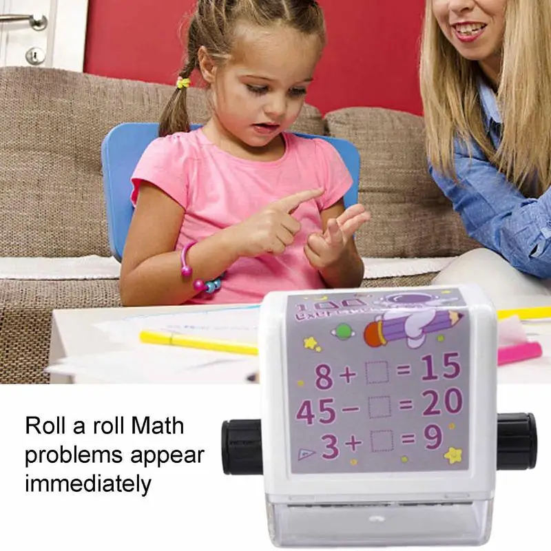 Smart Math Roller Stamps For Kids Math Roller Stamp For Addition Subtraction Multiplication Division Within 100 Teaching Math