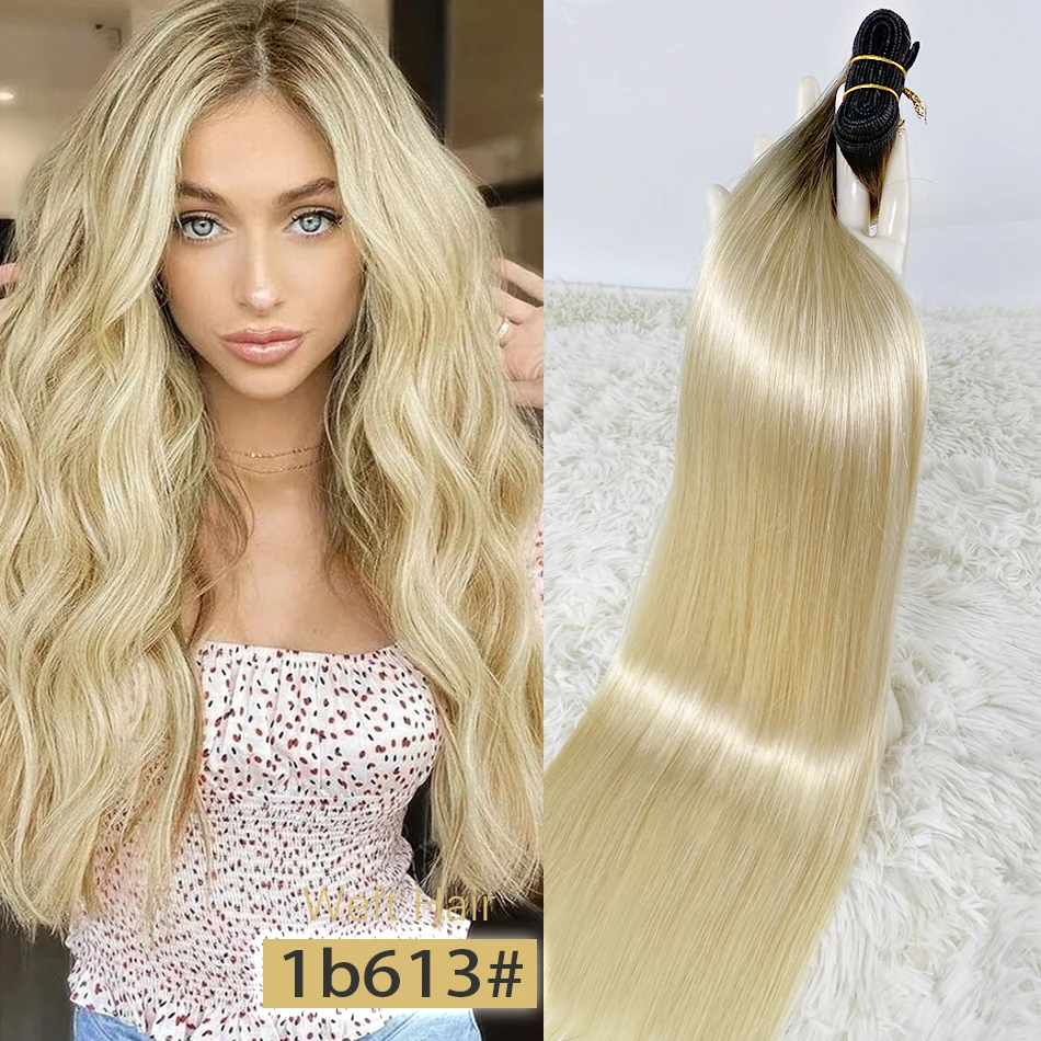 لحمة مزدوجة الروسية ريمي شعر بشري حقيقي نسج لحمة ملحقات كامل الرأس 100 جرام آلة لحمة 100% حزمة سميكة أومبير الشعر البرازيلي