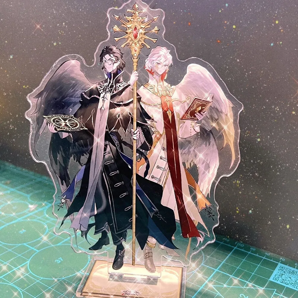 

Game Identity V Acrylic Stand Doll Anime White & Black Guard Figure Model Plate Cosplay Toy For Gift