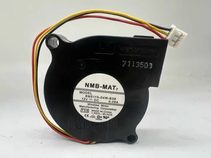 

Бесплатная доставка, оригинальный BM5115-04W-B39 12 В 0,08 А 5 см 5015, вентилятор для проектора