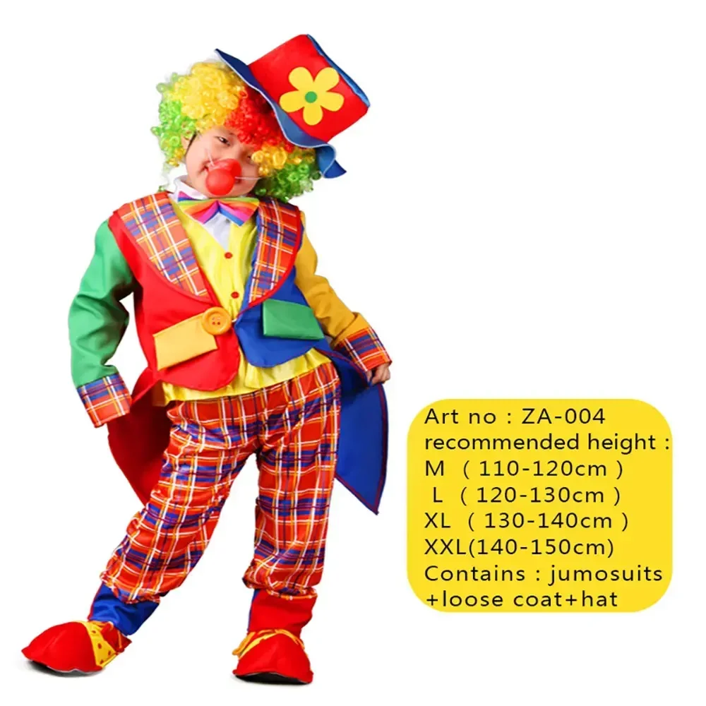 Комбинированный костюм клоуна Rick pour ixd'Anniversaire, Карнавальный костюм, Performance sur Scene, Nouveaux Produces, Accessoires