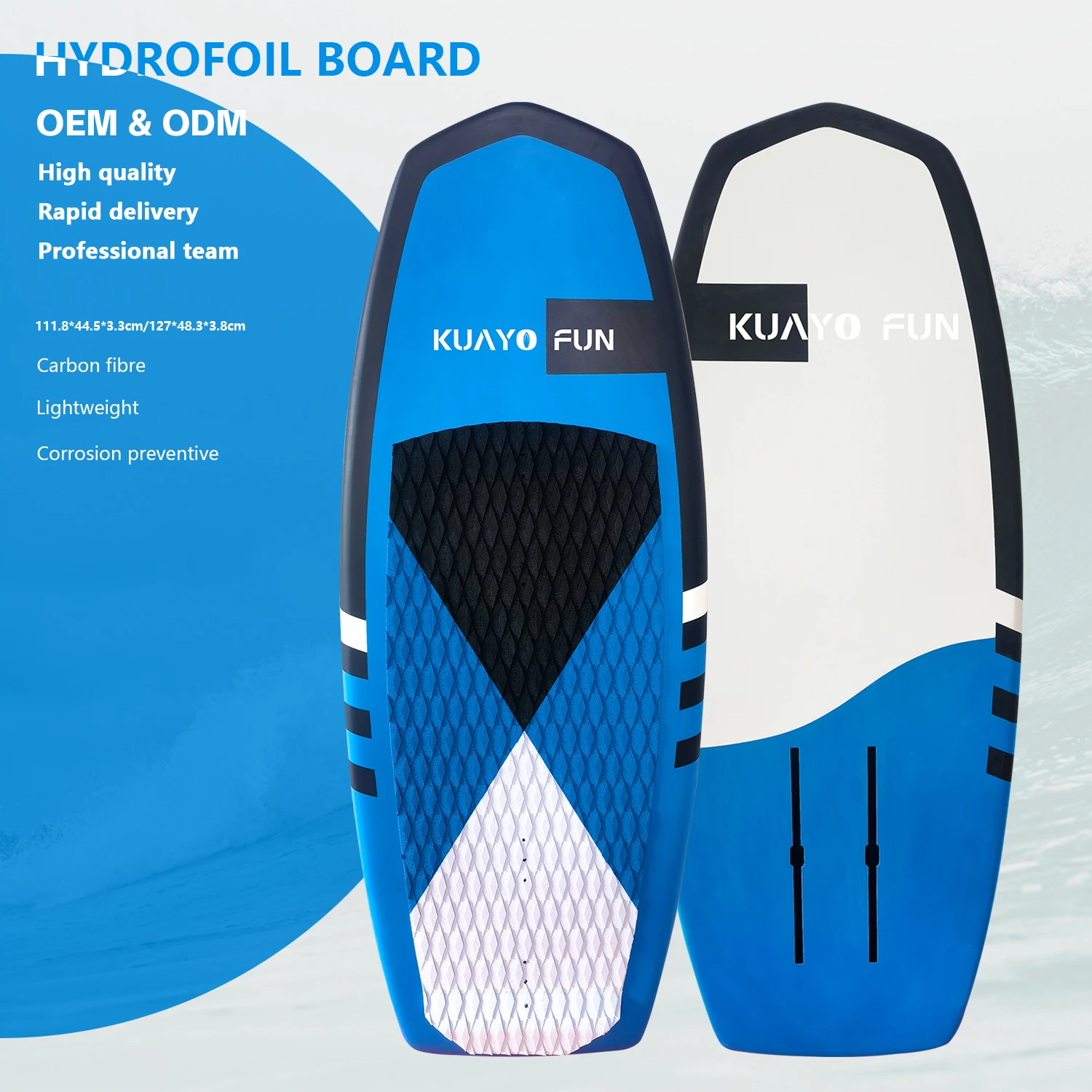 

Custom Carbon Fiber Electric Hydrofoil Jet Board Set Battery-Powered Surfing Board with Bag Accessory
