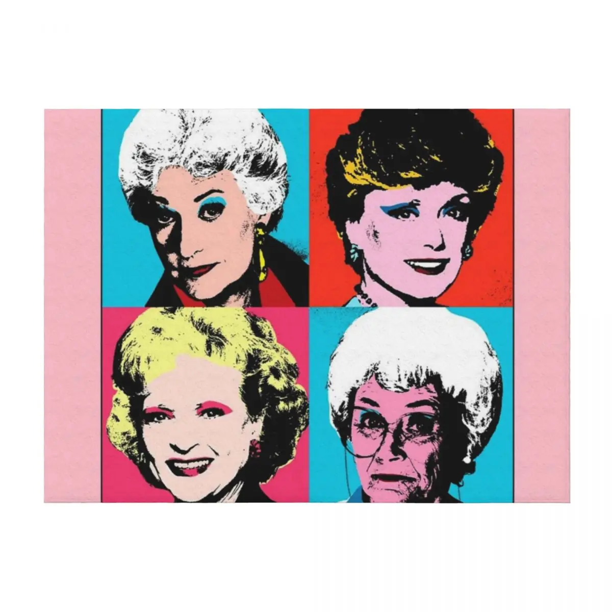 

Golden Girls Throw Blanket Cute christmas decoration Soft Plaid warm winter Blankets