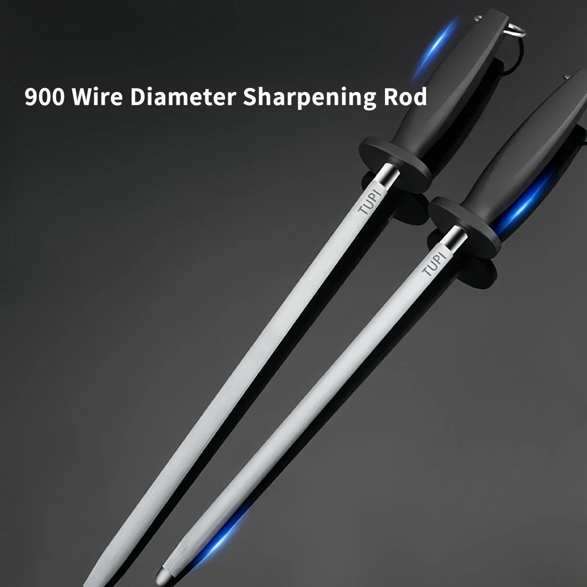 Professional Sharpening Rod Chef Knife Sharpener Honing Steel Bar Kitchen Knife Carbon Steel Sharpening Stick
