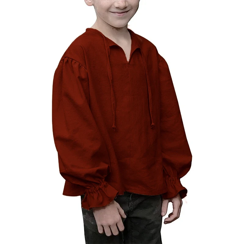 Túnica Medieval Para Niño - Disfraz De Caballero O Pirata - Incluye Cinturón - 100% Algodón - Tallas 128-152 Cm Túnica Medieval Para Niño - Disfraz De Caballero O Pirata - Incluye Cinturón - 100% Algodón - Tallas 128-152 Cm