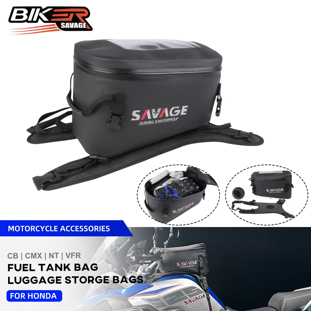 

Newest For HONDA CB 500X CB500X 500 X Saddle Fuel Tank Motorcycle Bags Accessories Waterproof Luggage Navigation Tanklock Racing