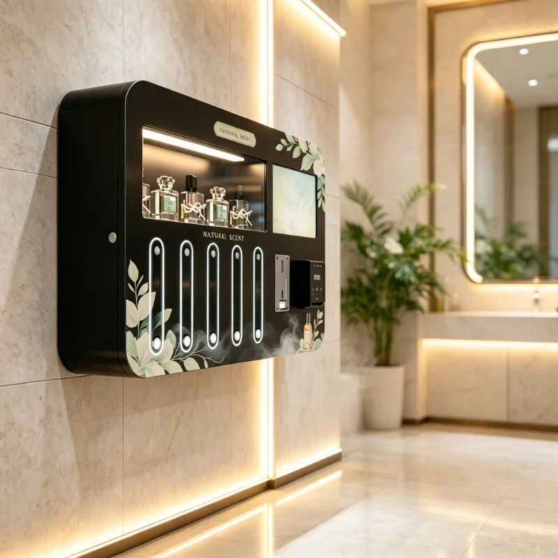 Ultra Thin Silent Perfume Vending Equipment Customize Fragrance Concentration Suitable For Bedroom Home Office Scenarios