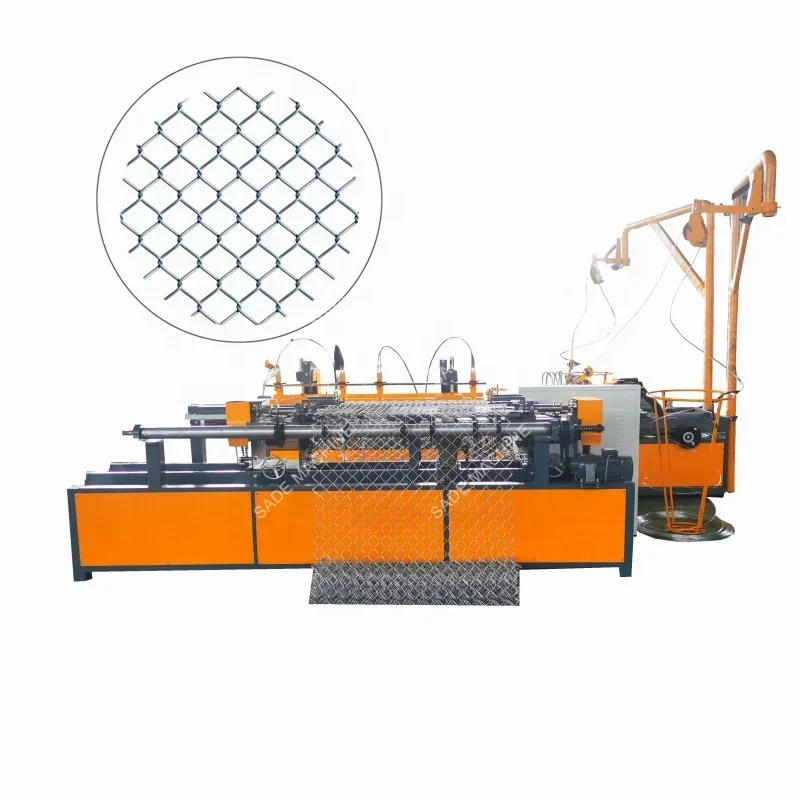 Yugong Hot Sale Servo Motor Double Wires Fully Automatic Chain Link Wire Mesh Fence Making Machine Price