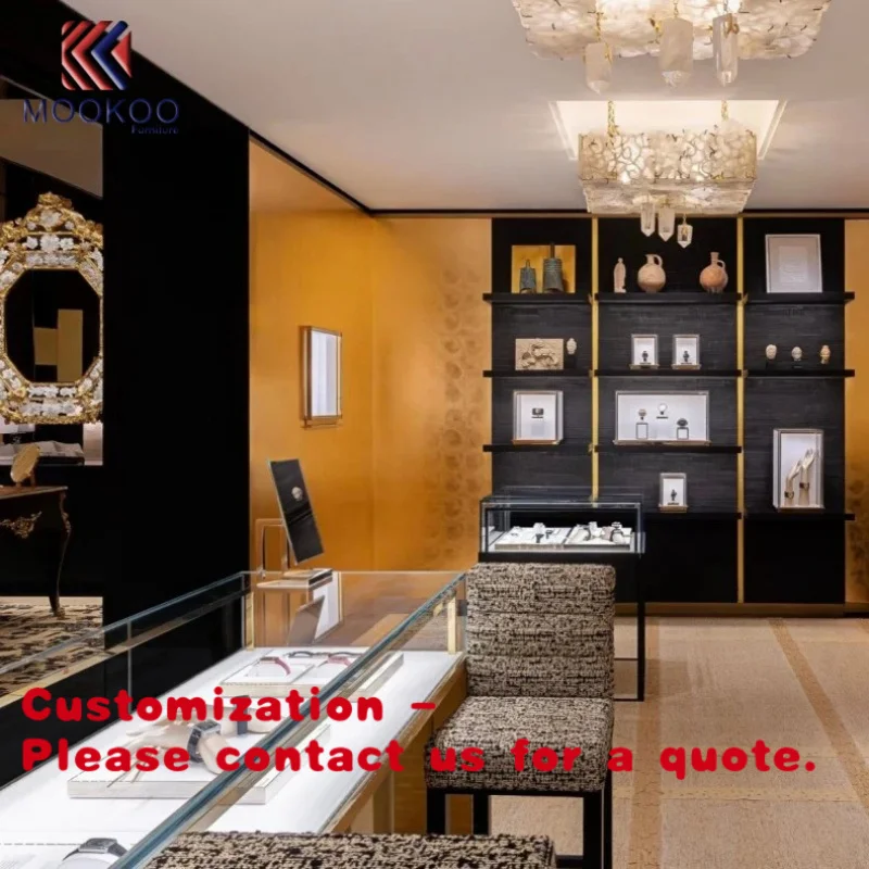 custom.Customized Mdf Jewelry Display showcase Design Retail Store