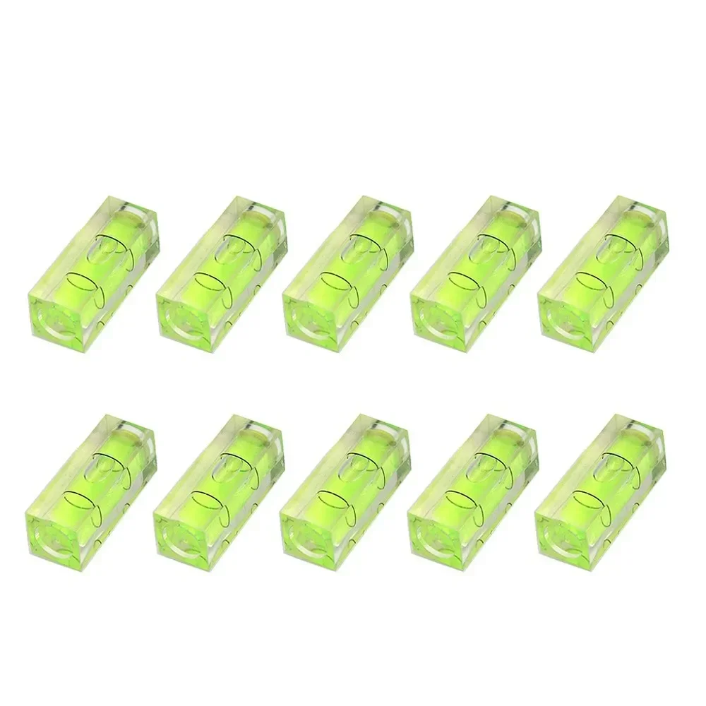 5/10pcs Square MiniLevel Measurement Instrument Bubble Small Leveller For Leveling Tubular 40*15*15mm Woodworking Tool