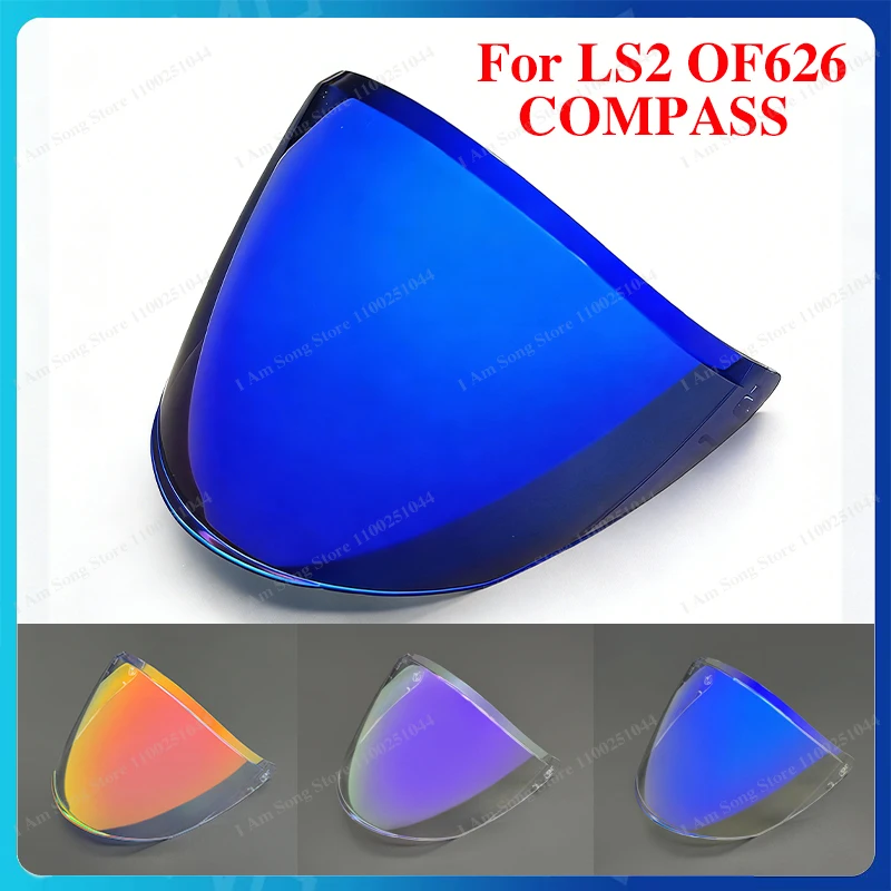 Motorcycle Helmet Visor Lens For LS2 OF626 COMPASS Replace Anti-UV Anti-Scratch Dustproof Wind Shield Motorcycle Accessories