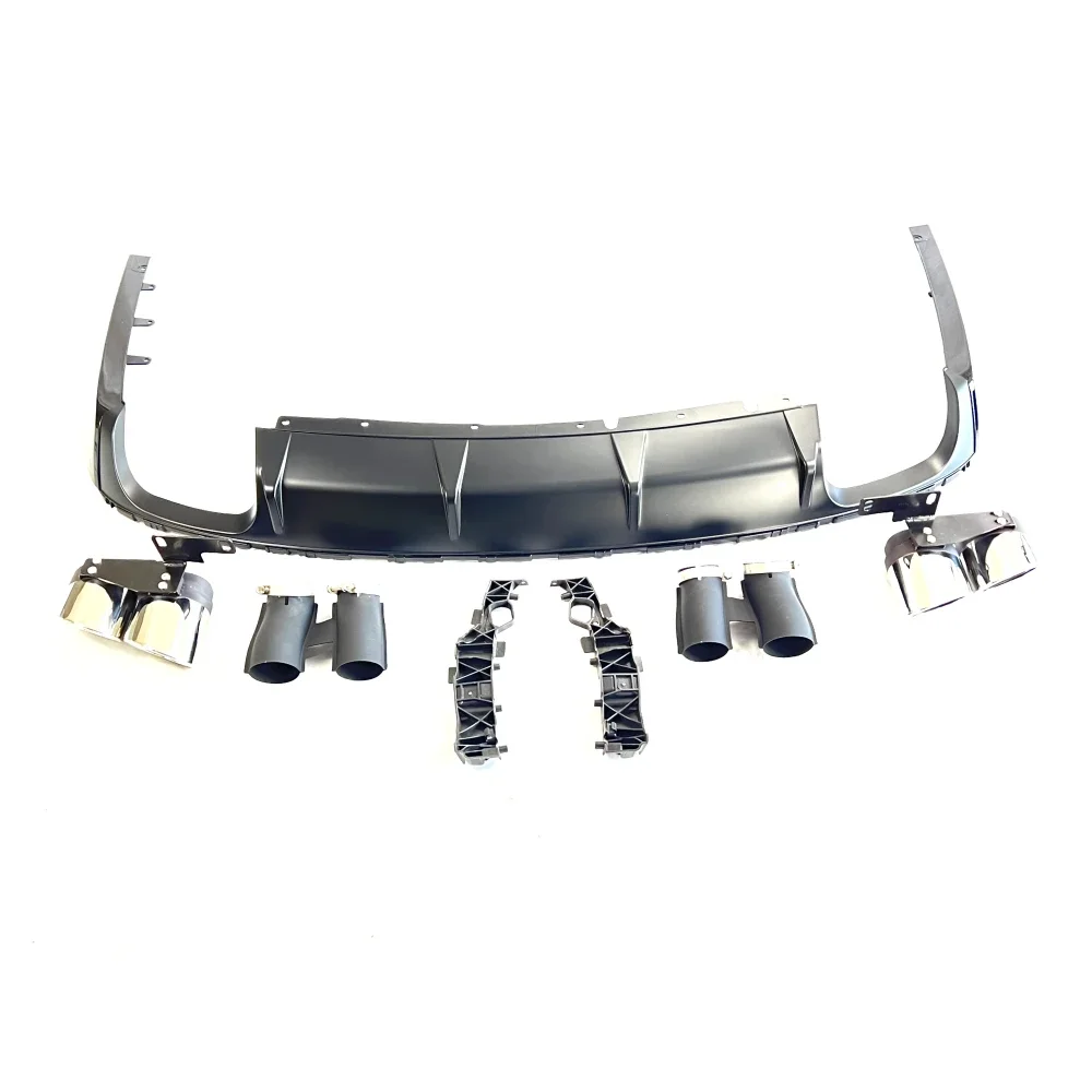 D5 S8 rear diffuser fit Audi A8 2018-2021 Exhaust pipes optional