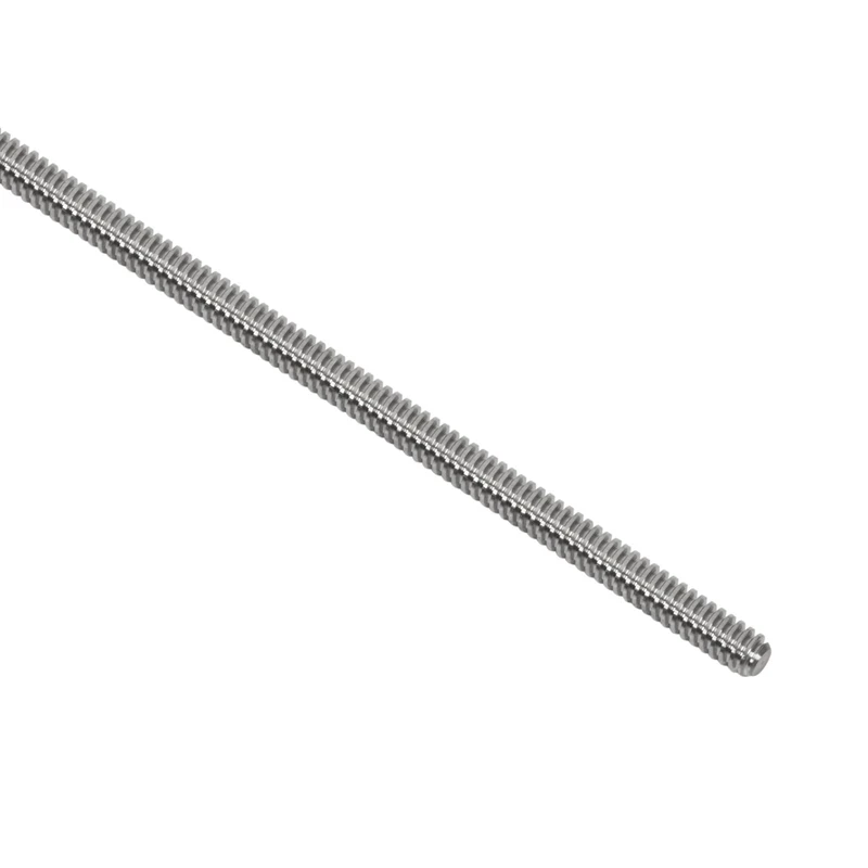 ABSF 2X 500Mm T8 Lead Screw And Brass Nut (Acme Thread, 2Mm Pitch, 4 Starts, 8Mm Lead) For 3D Printer Z Axis